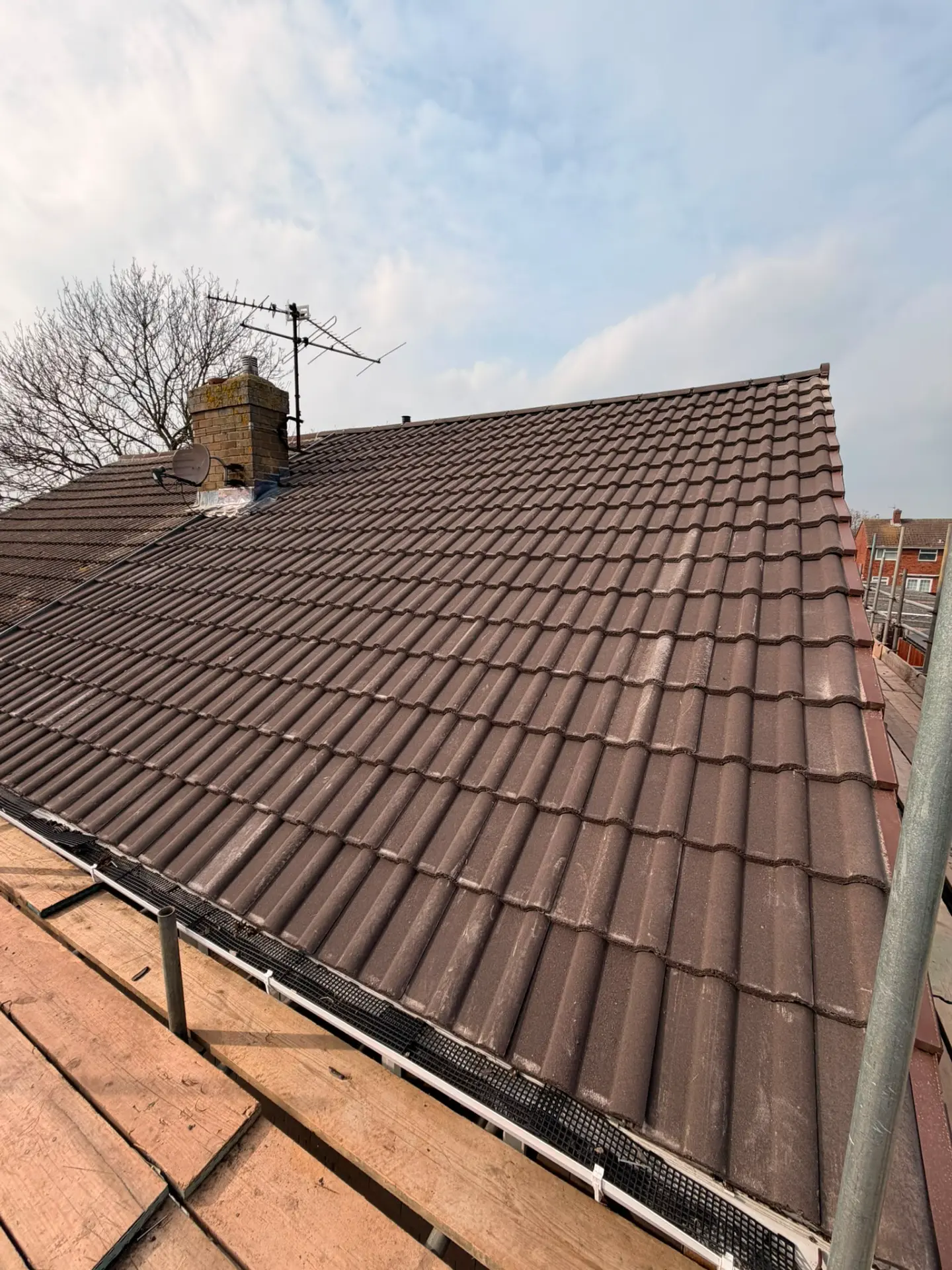 Full tiled re-roof in King's Lynn — view 1
